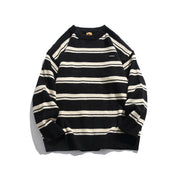 Winter Couples Wear Trendy Striped Sweaters For Men And Women